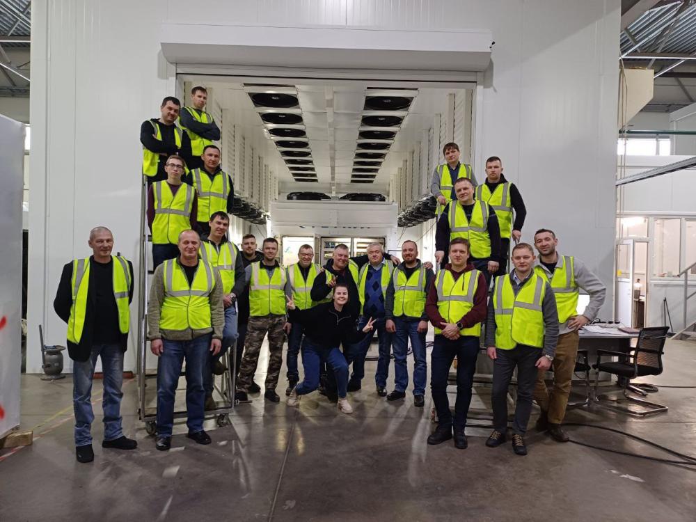 Завершено обучение сервисных специалистов компании HTS на заводе "РЕФКУЛ"