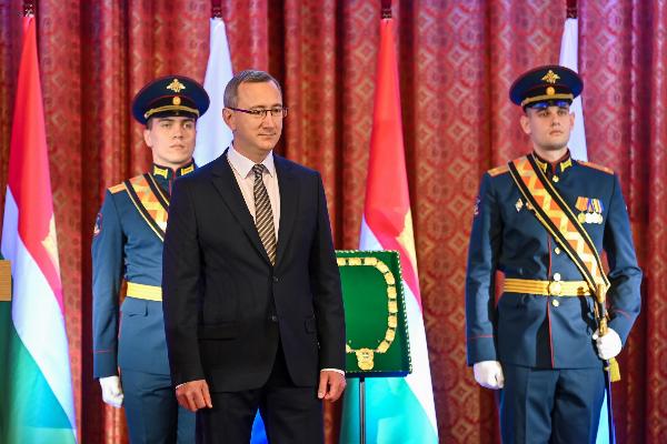 Генеральный директор завода "РЕФКУЛ" Алексей Владимирович Морозов принял участие в торжественной церемонии инаугурации губернатора Калужской области Владислава Валерьевича Шапши